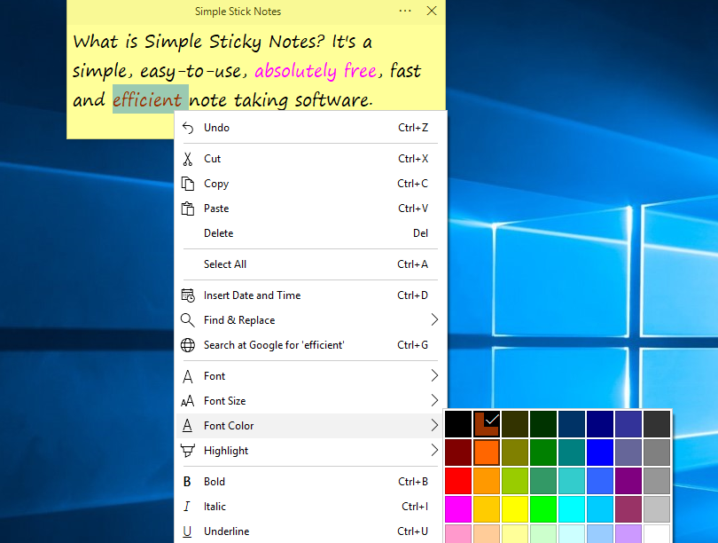notlarinizi unutmayin windows 10 yapiskan notlar indir