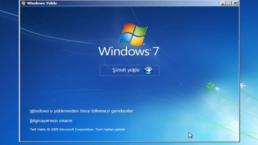 pc format atma windows 7 detayli ve resimli anlatim
