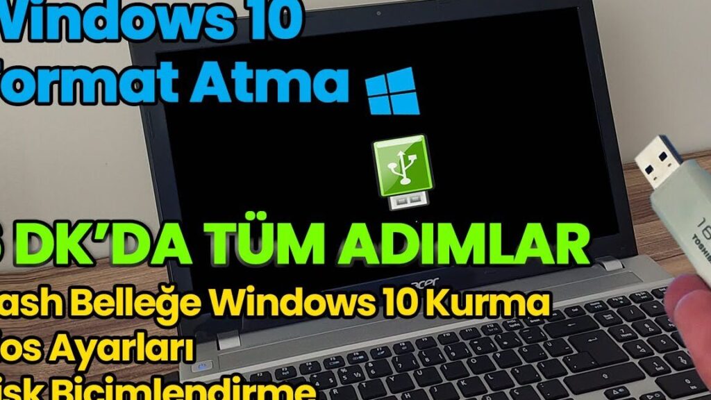 temiz bir baslangic icin windows 10 yuklu bilgisayara format atma