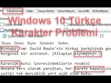 Türkçe Karakter Sorunu mu Yaşıyorsunuz? Windows 10 Çözüm Rehberi. 4 turkce karakter sorunu mu yasiyorsunuz windows 10 cozum rehberi