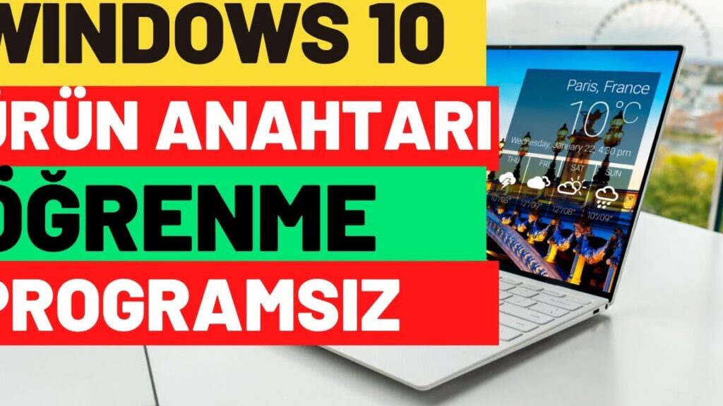 Windows 10 Ürün Anahtarı Öğrenme Programsız: Kolay ve Hızlı! 5 windows 10 urun anahtari ogrenme programsiz kolay ve hizli