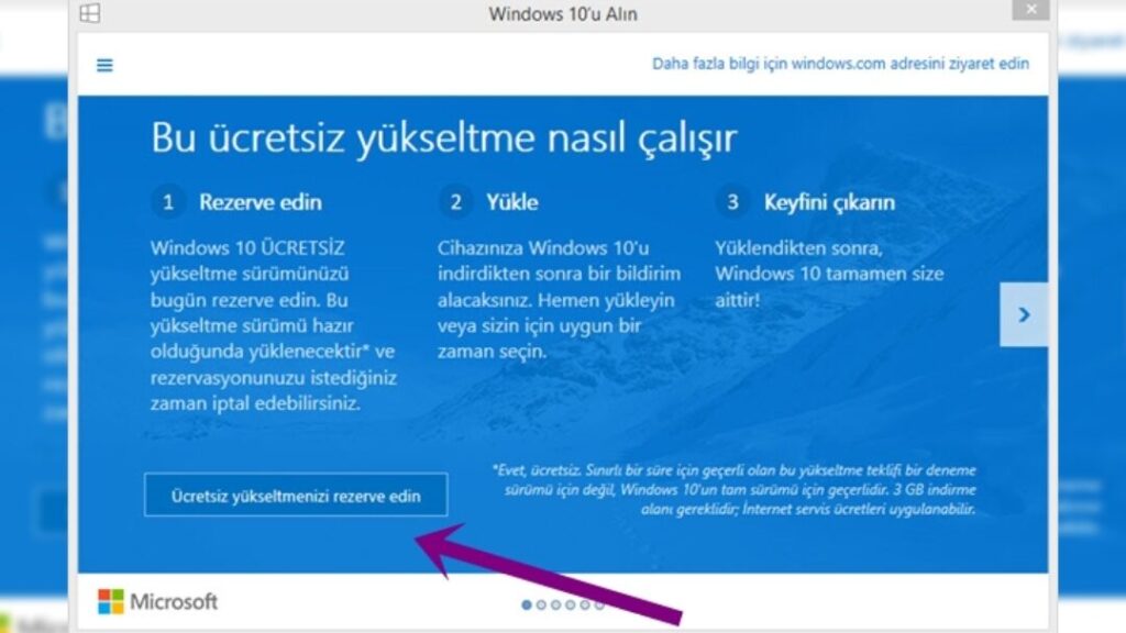 windows 10 yukseltme ucretsiz indir firsati kacirmayin