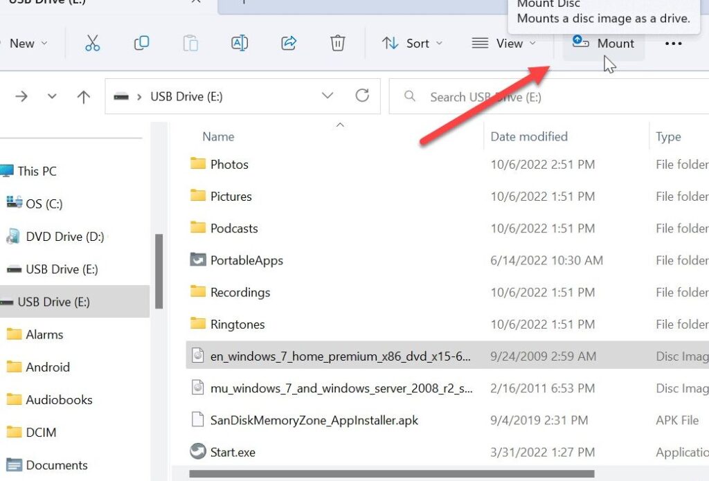 windows 7de iso dosyasi acma adim adim rehber
