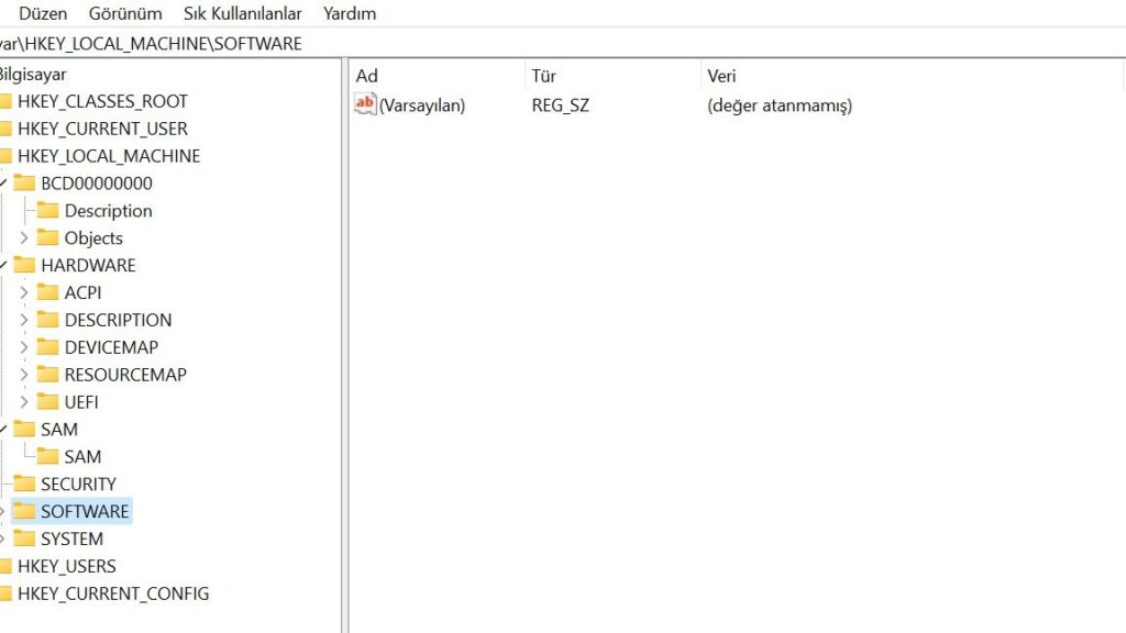windows 8 kayit defteri onarma sistem hatalarina son