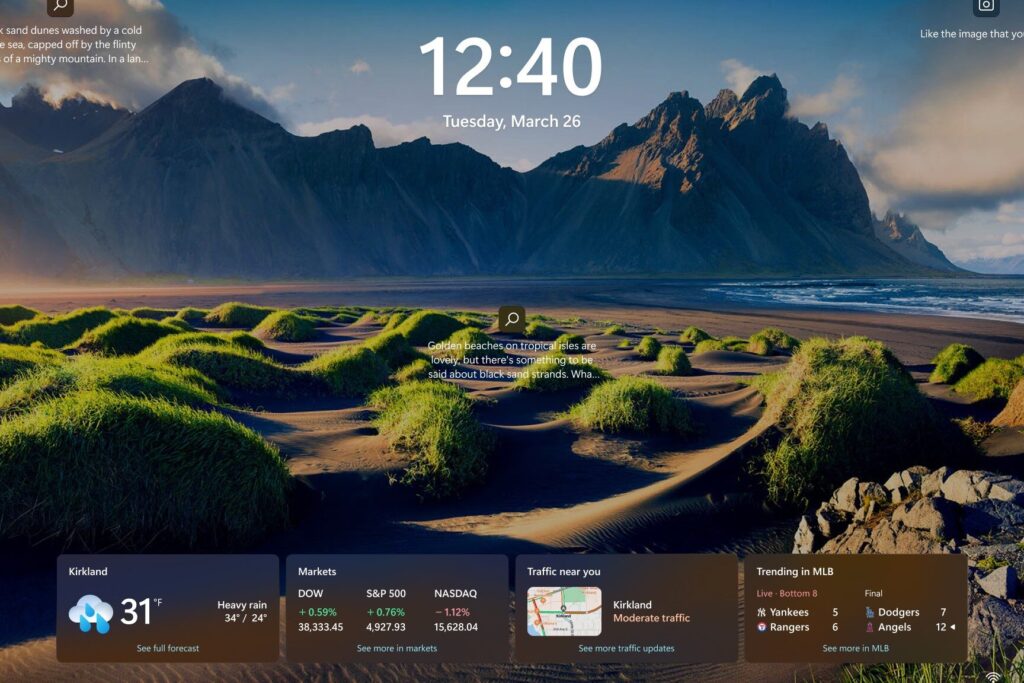 windows acilis ekrani fotograflari kisisellestirme