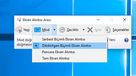windows ekran goruntusunu ozellestirme