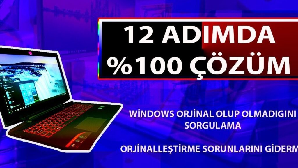 Windows Etkinleştirme Sorunu ve Çözümleri 5 windows etkinlestirme sorunu ve cozumleri