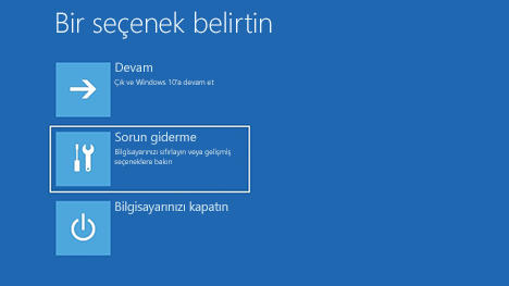 windows geri yukleme nasil yapilir sistem kurtarma