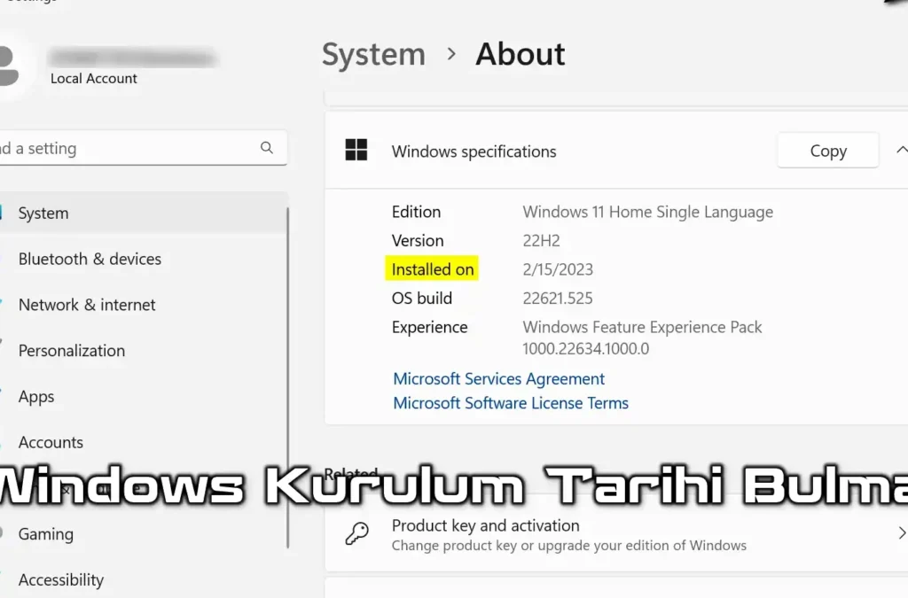 Windows Kurulum Tarihi Nasıl Öğrenilir? 5 windows kurulum tarihi nasil ogrenilir