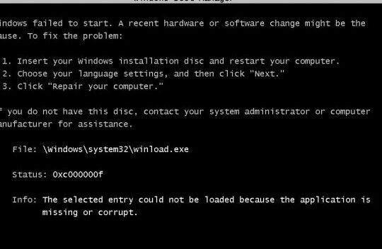 Windows Önyükleme Yöneticisi 0xc00000f Hatası Çözümü! 1 windows onyukleme yoneticisi 0xc00000f hatasi cozumu