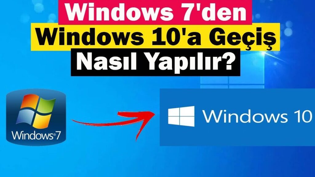 windows xp kaldirma windows 7 veya 10a gecis