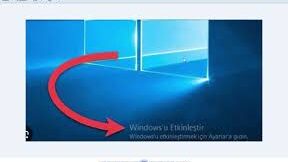 windows yazisini kaldirma temiz ve sik bir gorunum icin