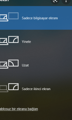 yansitma sorununa cozum windows 10 ekran yansitma sorun giderme