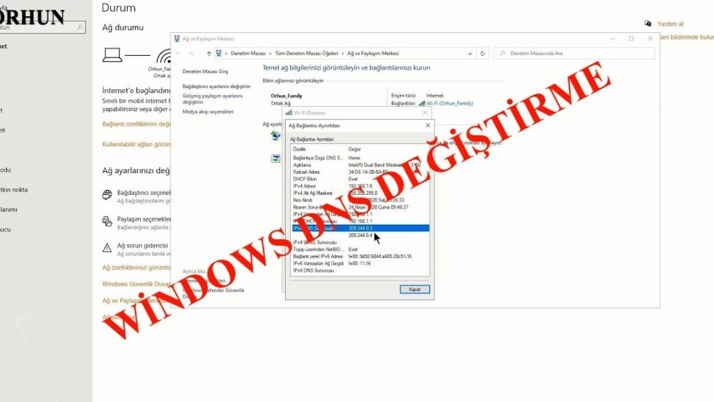Yasaklı Sitelere Giriş DNS Ayarları Windows 10 Pro: İnternette Özgürlük! 1 yasakli sitelere giris dns ayarlari windows 10 pro internette ozgurluk