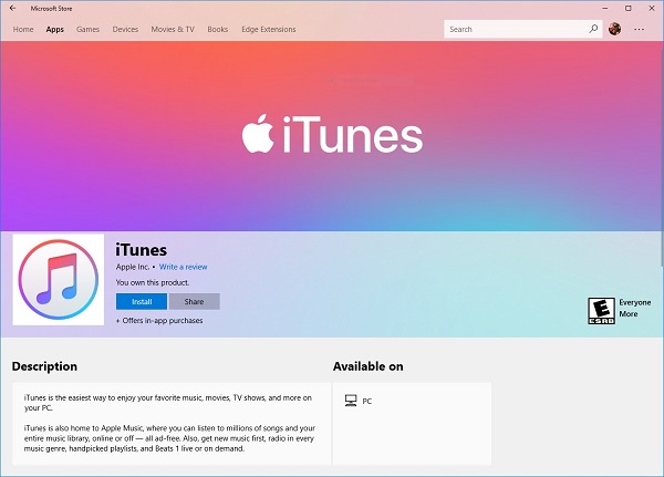 Windows 8 iTunes Yükleme Sorunu: Adım Adım Çözüm 7 itunes microsoft store