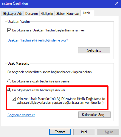 Her Yerden Erişin! Windows 10 Uzak Masaüstü Kullanım Rehberi. 6 7295b1bb bf17 4dba 8fcf f5597389f920