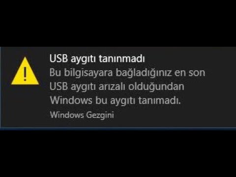 "USB Aygıtı Arızalı Olduğundan Windows Bu Aygıtı Tanınmadı" Hatası Çözümü 4 hqdefault