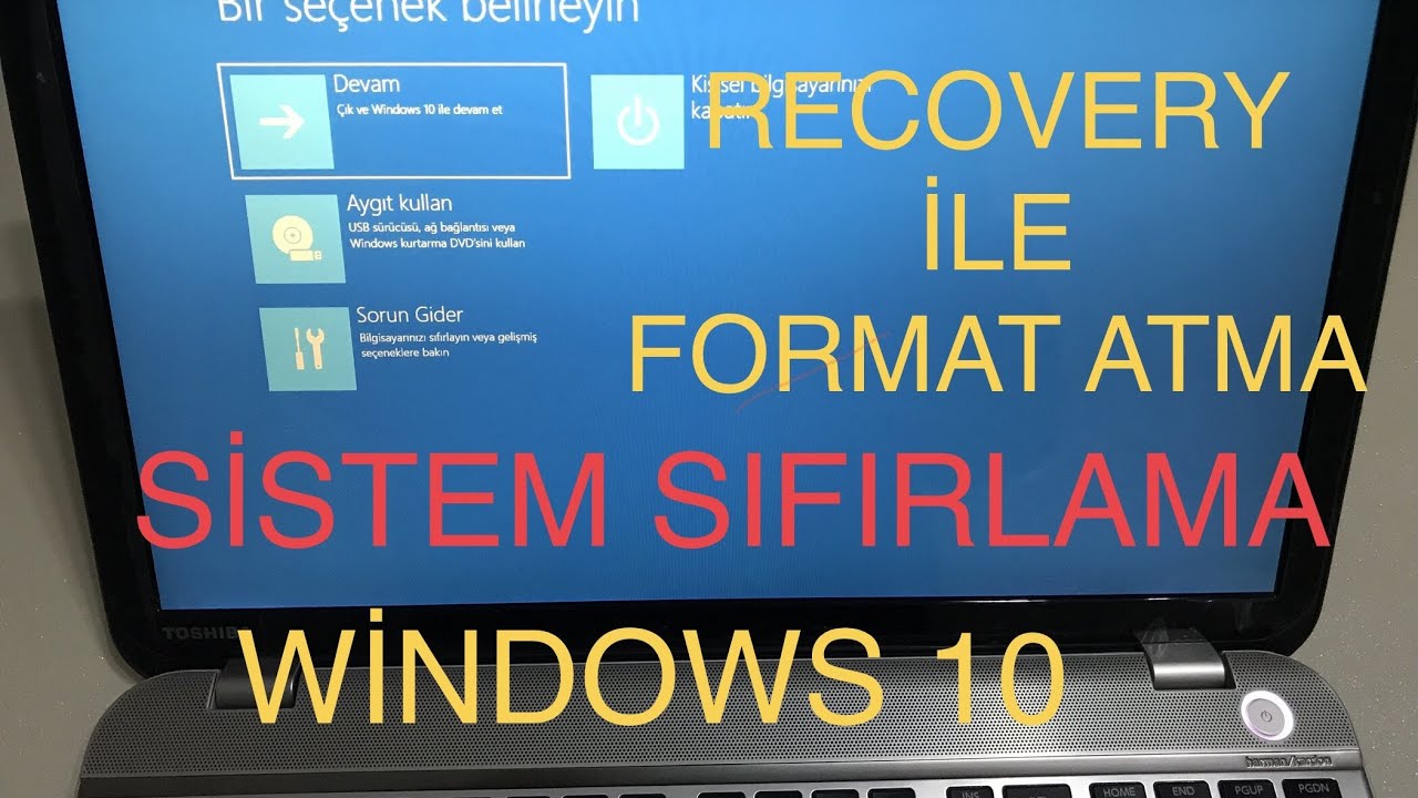 Windows 10'u Onarma Zamanı! Adım Adım Onarım Rehberi. 8