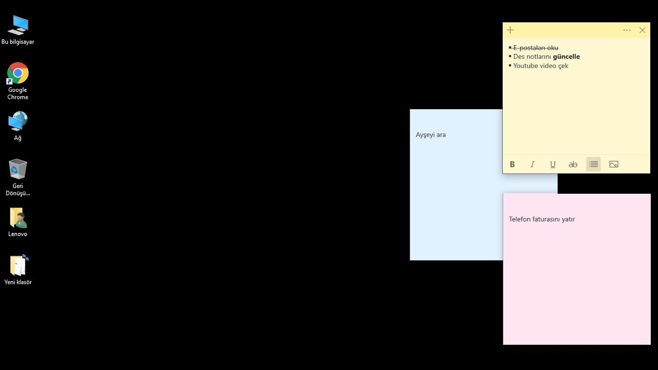Windows 10 Yapışkan Notlar Geri Getirme: Klasik Uygulamayı Kullanın! 7