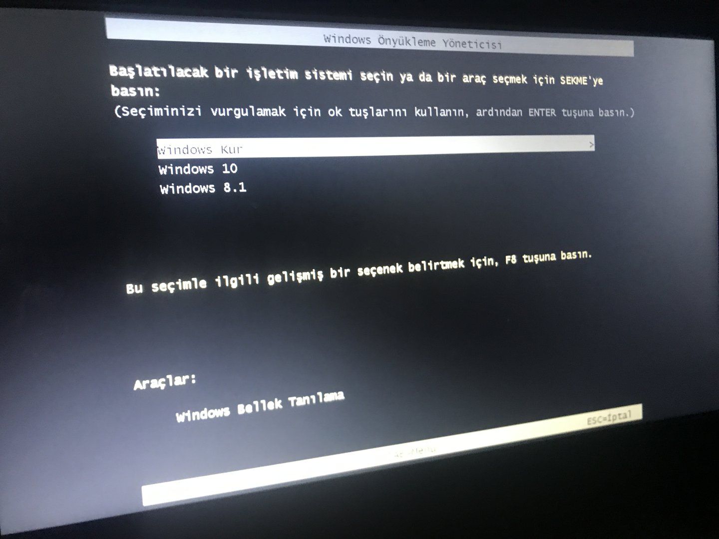 Windows Önyükleme Yöneticisi 0xc000000f Hatası Çözümü 6 image jpg