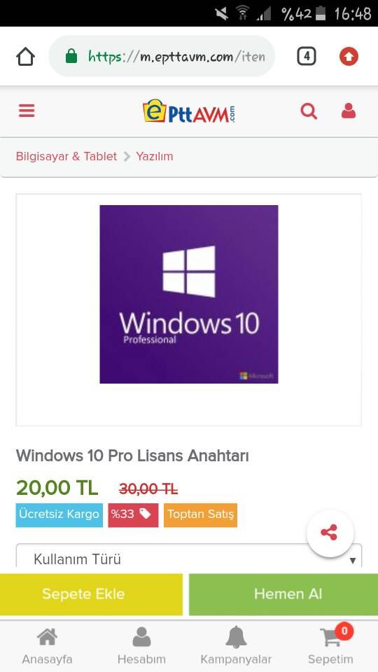 Windows 10 Süreli mi? Lisanslama ve Kullanım Süresi 9 screenshot 2019 03 30 16 48 14 jpeg