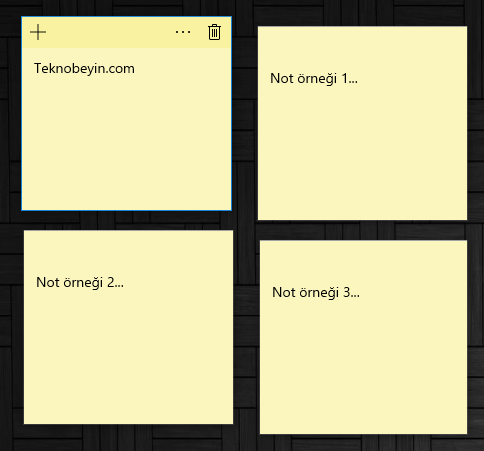 Windows 10 Yapışkan Notlar Geri Getirme: Klasik Uygulamayı Kullanın! 6 silinen yapiskan notlar sticky notes nasil geri getirilir