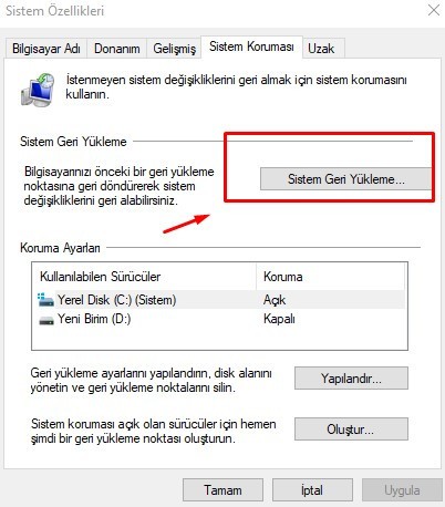 Eski Haline Döndürün! Windows 7'de Sistem Geri Yükleme Nasıl Yapılır? 7 sistem geri yukleme 7nsf