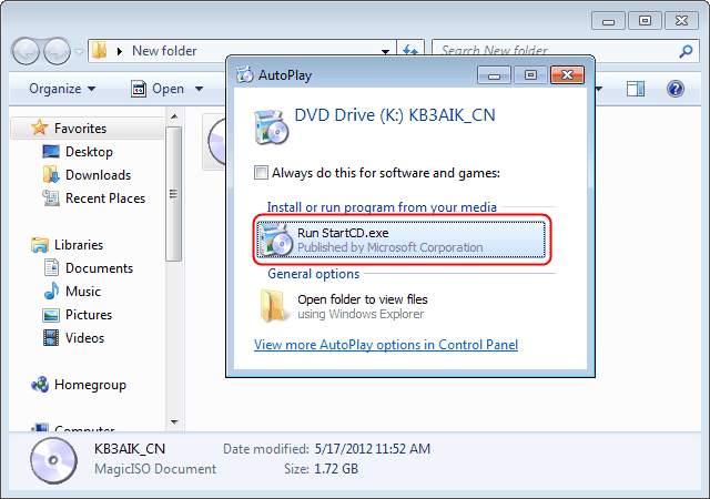 startcd