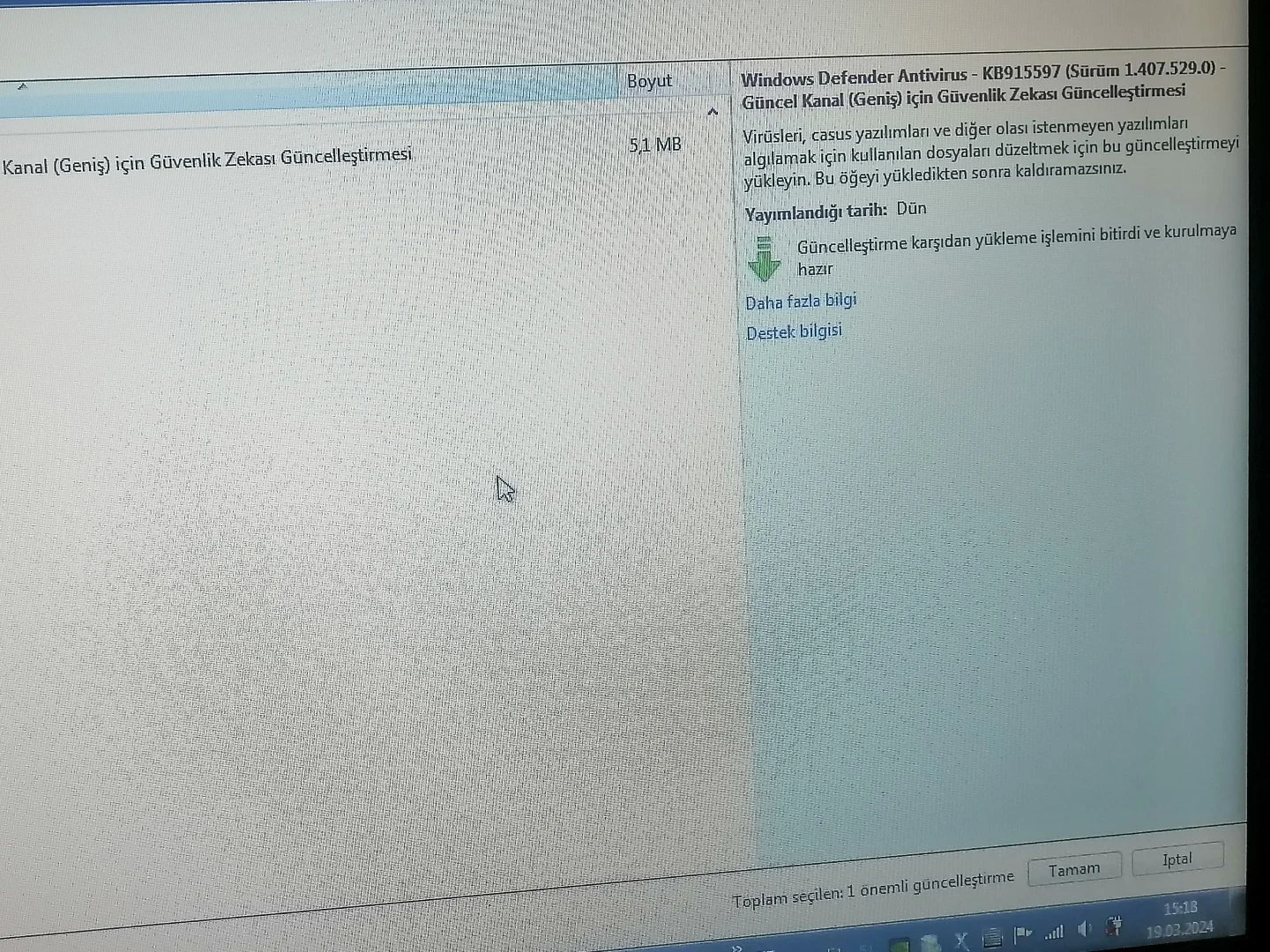 Son Sürüm Windows 7 Güncellemesi: Bilgisayarınızı Güvende Tutun 6 img 20240319 151839 jpg
